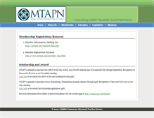 Tablet Screenshot of mtapn.org